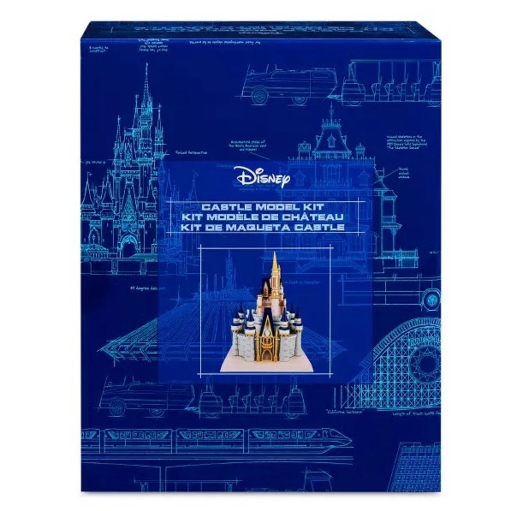 Disney Castle Model Kit in Blue and Gold